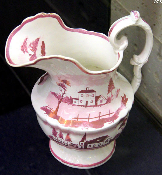 China pitcher given (1830) by Stephen F. Austin as a wedding gift at San Jacinto Monument museum. San Jacinto, TX.