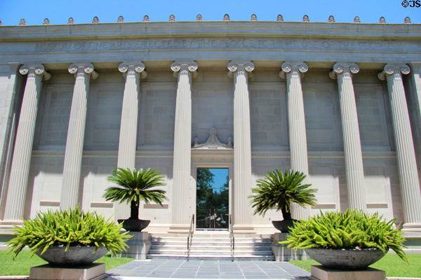 Watkin Building (1924-6) (1001 Bissonnet) of Museum of Fine Arts, Houston. Houston, TX. Style: Neo-classical. Architect: William Ward Watkin.