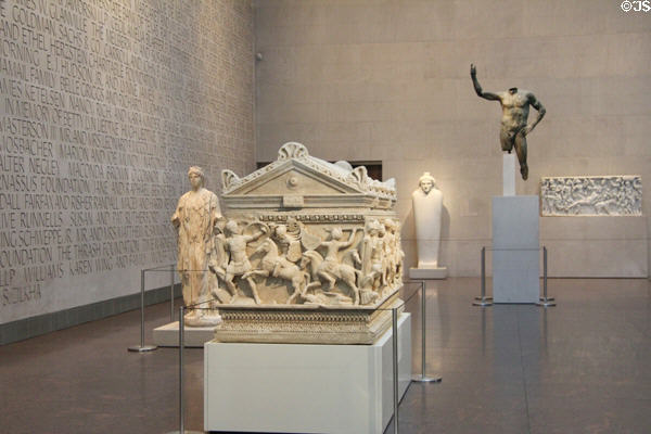 Roman & Greek antiquities at Museum of Fine Arts, Houston. Houston, TX.