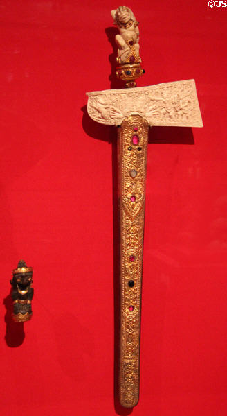 Royal Kris (sword) (19th-20thC) from Island of Bali at Museum of Fine Arts, Houston. Houston, TX.
