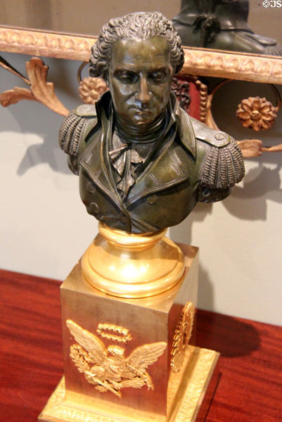 Bust of George Washington at Bayou Bend. Houston, TX.