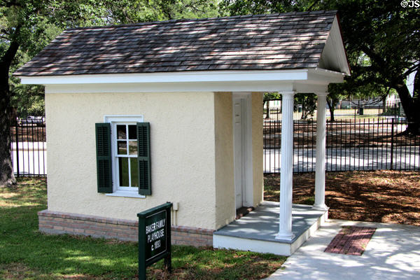 Baker family playhouse (c1893) at Nichols-Rice-Cherry House at Sam Houston Park. Houston, TX.