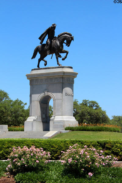 Sam Houston Equestrian Monument (1925) in Hermann Park. Houston, TX.