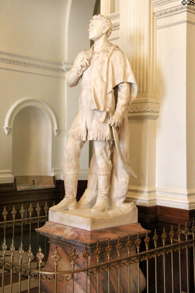 State Capitol statue of Sam Houston (1893) by Elisabet Ney. Austin, TX.