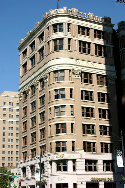 Major George W. Littlefield building (1910) (106 East 6th St.). Austin, TX. Style: Beaux-Arts. Architect: C.H. Page, Jr..