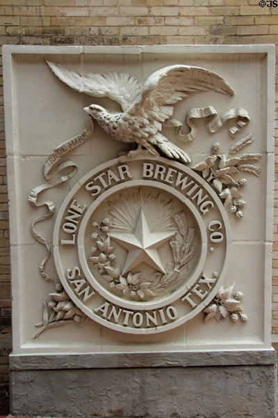 Lone Star Brewing Co. trade mark at San Antonio Museum of Art. San Antonio, TX.