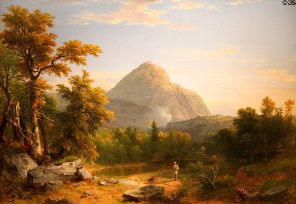 Haystack Mountain, Vermont painting (1852) Asher B. Durand at San Antonio Museum of Art. San Antonio, TX.