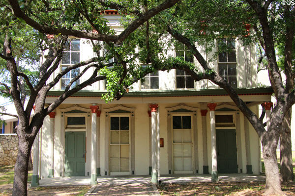 Hermann Schultze house (1880) used at HemisFair '68, now HemisFair Park. San Antonio, TX.