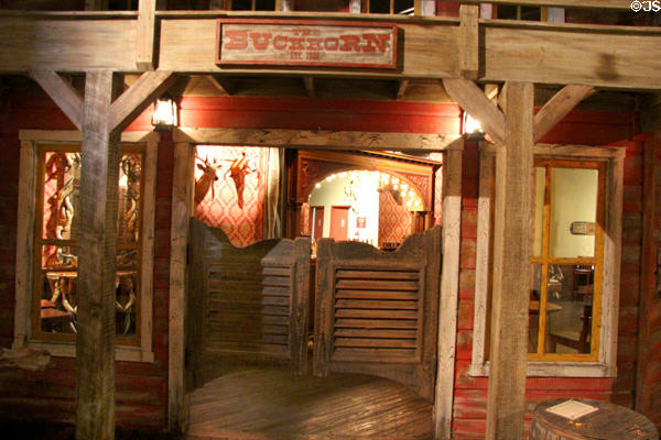 Buckhorn Saloon recreated as it originally looked at Buckhorn Museum. San Antonio, TX.