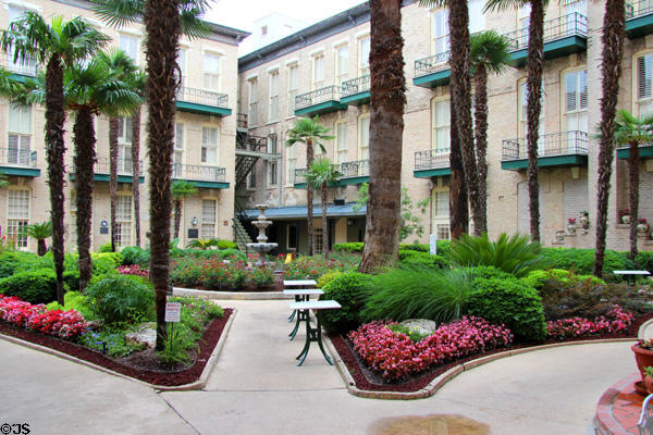 Courtyard at Menger Hotel. San Antonio, TX.