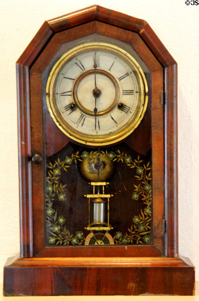 Mantle clock at Casa Navarro State Historic Site. San Antonio, TX.