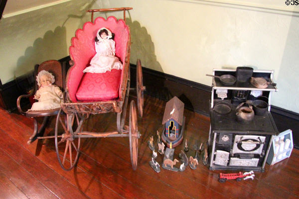 Toys at Edward Steves Homestead Museum. San Antonio, TX.