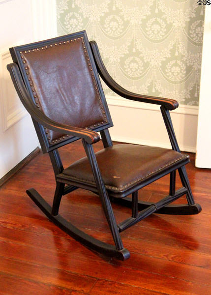 Rocking chair at Edward Steves Homestead Museum. San Antonio, TX.