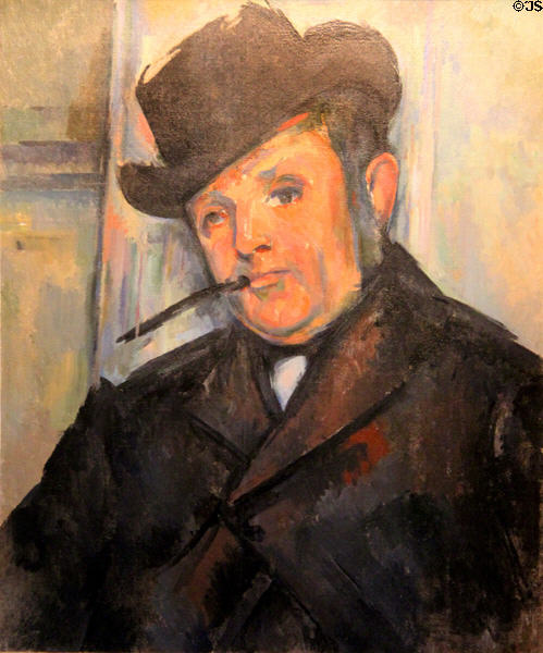 Portrait of Henri Gasquet (c1896-7) by Paul Cézanne at McNay Art Museum. San Antonio, TX.