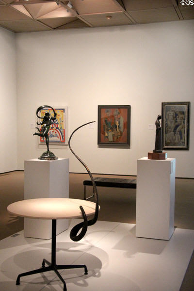 Modern art gallery at McNay Art Museum. San Antonio, TX.