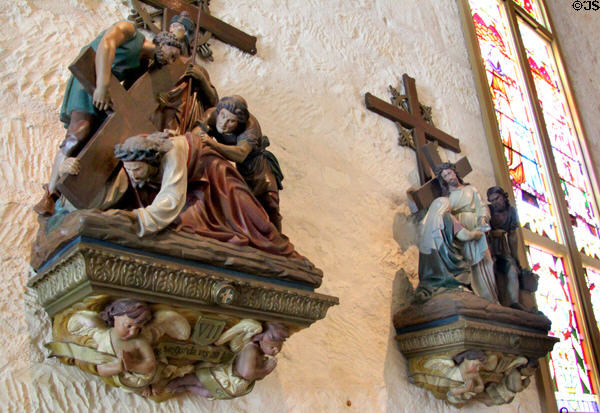 Stations of the Cross at San Fernando Cathedral. San Antonio, TX.