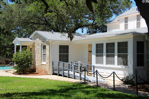 LBJ Ranch house at Lyndon B. Johnson NHP. Stonewall, TX.