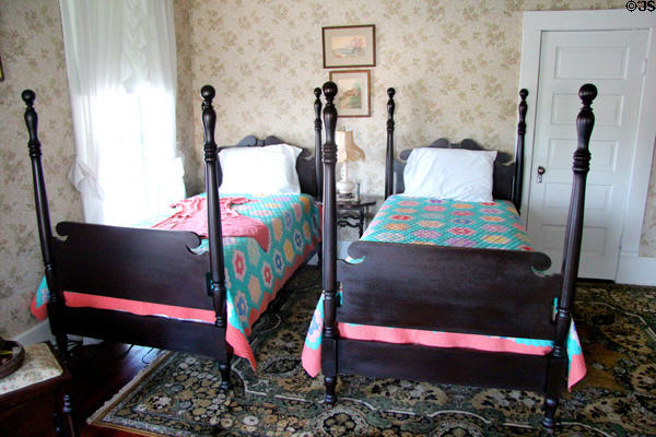 Mr. & Mrs. Chamber's bedroom at Chambers House Museum. Beaumont, TX.
