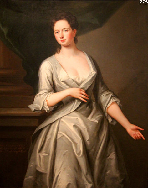 Eleanor Nightingale portrait (1727) by John Smibert at Dallas Museum of Art. Dallas, TX.