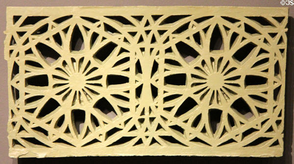 Proscenium air grille from Garrick Theater in Schiller Building (1891) by Louis Sullivan at Dallas Museum of Art. Dallas, TX.