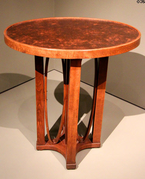 Table (c1908) by Gustav Siegel of Austria at Dallas Museum of Art. Dallas, TX.