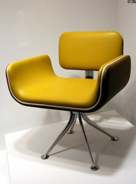 Armchair (c1967) by Alexander Girard for Herman Miller Inc., Zeeland, MI at Dallas Museum of Art. Dallas, TX.