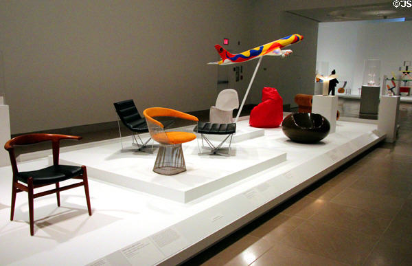 Modern decorative arts at Dallas Museum of Art. Dallas, TX.