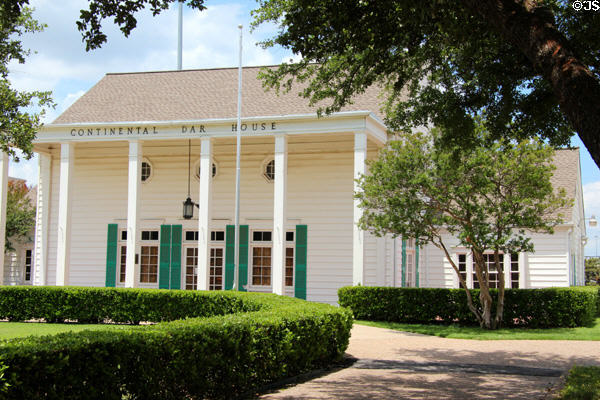 Continental DAR House, a Colonial Texas Centennial Exposition building (1936) at Fair Park. Dallas, TX.