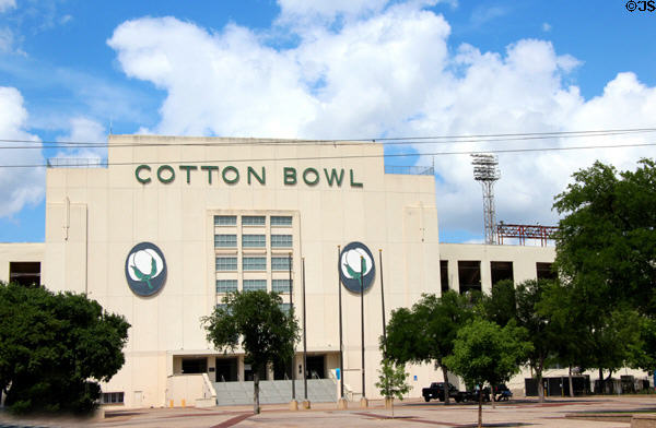 Cotton Bowl (1932) stadium at Fair Park. Dallas, TX.