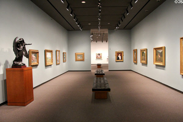 Gallery view at Amon Carter Museum of American Art. Fort Worth, TX.