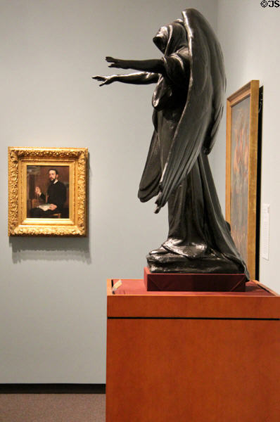 Bronze Benediction sculpture (1922) by Daniel Chester French at Amon Carter Museum of American Art. Fort Worth, TX.