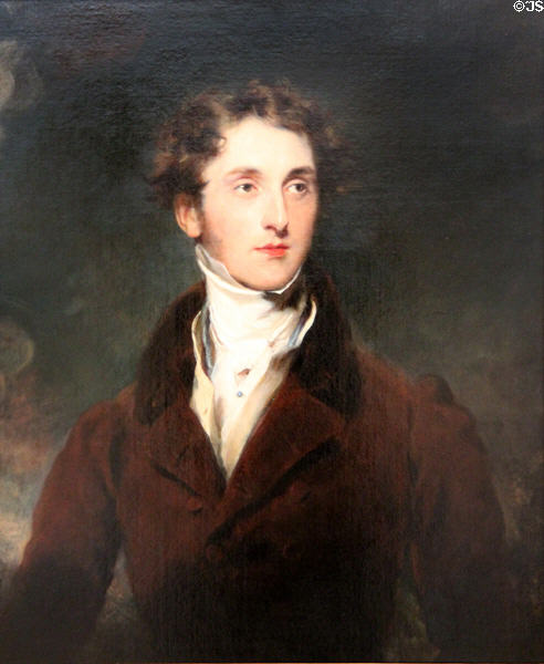 Portrait of Frederick H. Hemming (c1824-5) by Sir Thomas Lawrence at Kimbell Art Museum. Fort Worth, TX.