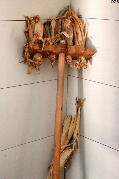 Corn husk broom at John Jay French Museum. Beaumont, TX.