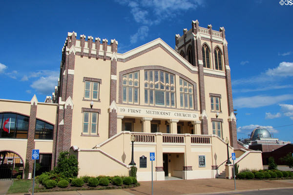 First Methodist Church (1921) (N 6th St. at W. Elm). Orange, TX.