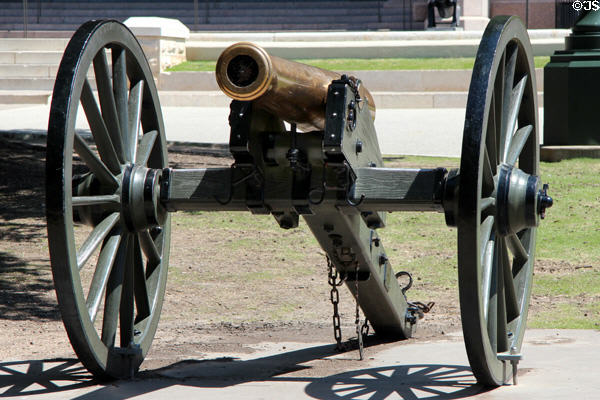 Cannon at Texas State Capitol. Austin, TX.