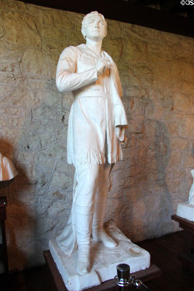 Sam Houston plaster sculpture (1893) by Elisabet Ney at Ney Museum. Austin, TX.