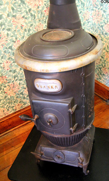 Quaker pot-bellied stove at O. Henry Museum. Austin, TX.