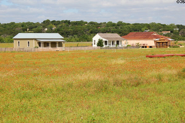 Landscape at Pioneer Farms, an open air museum. Austin, TX.