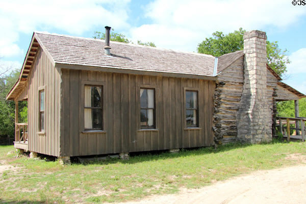 Frederick Jourdan homestead (1858) at Pioneer Farms. Austin, TX.