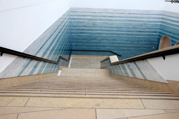 Staircase at Blanton Museum of Art. Austin, TX.