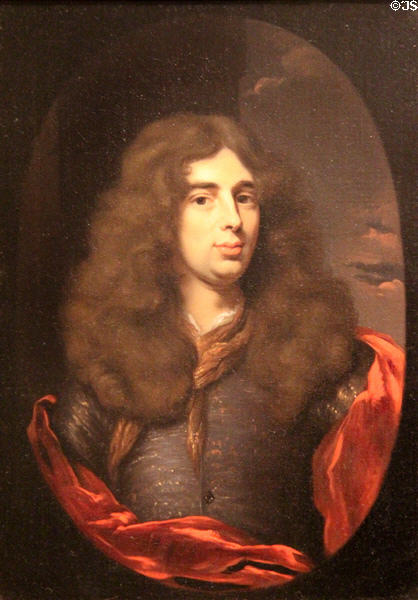 William III, Prince of Orange painting (after 1677) by Nicolaes Maes of Amsterdam at Blanton Museum of Art. Austin, TX.