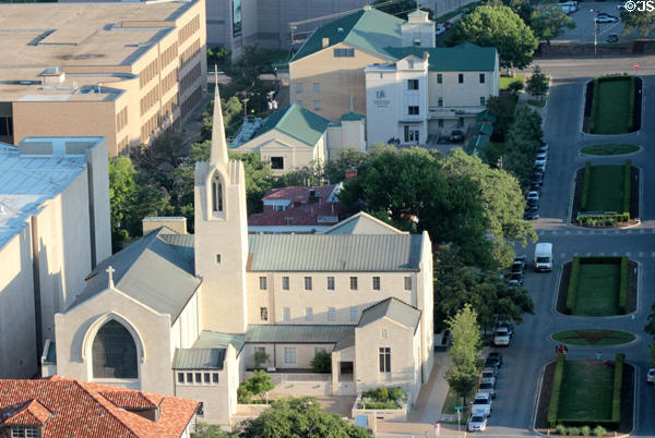 University Christian Church (1954) viewed from Texas Tower. Austin, TX.