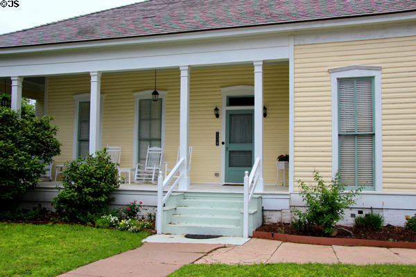 Prairie Street Heritage House (c1860s) (1118 Prairie St.) on Magnolia Homes Tour. Columbus, TX.