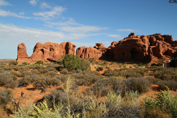 Cove of Caves at Arches National Park. UT.