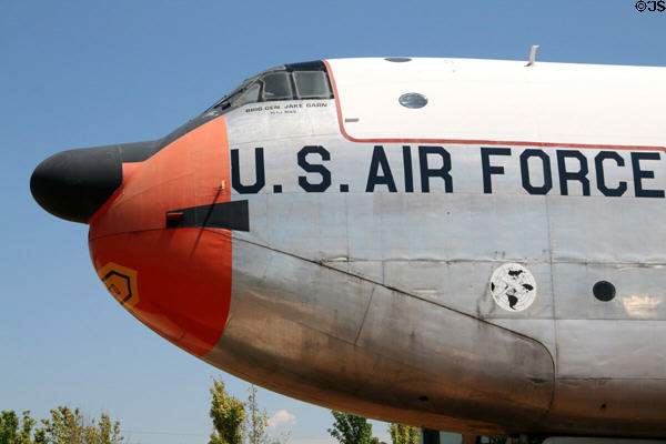 Nose of Douglas C-124C Globemaster II (1955) at Hill Aerospace Museum. UT.