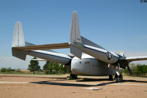 Fairchild C-119G Flying Boxcar (1954) at Hill Aerospace Museum. UT.