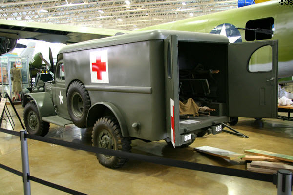 Dodge WC-54 3/4 ton Ambulance (1942) at Hill Aerospace Museum. UT.