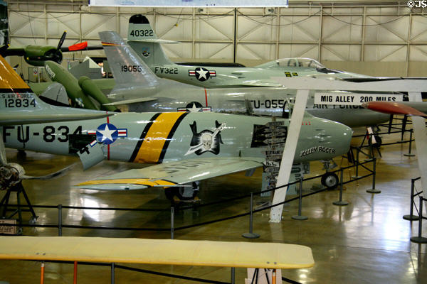 Korean War era jets at Hill Aerospace Museum. UT.