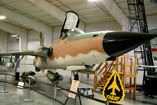 Republic F-105D-5-RE Thunderchief (1960) at Hill Aerospace Museum. UT.
