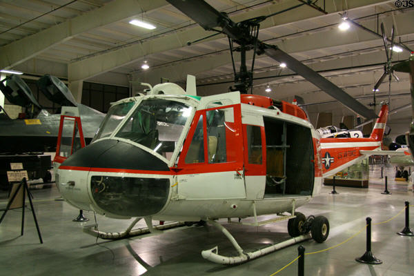 Bell HH-1H Iroquois helicopter (1973) at Hill Aerospace Museum. UT.